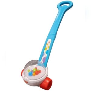 Fisher Price Corn Popper Baby Toy, Toddler Push Toy with Ball-Popping Action